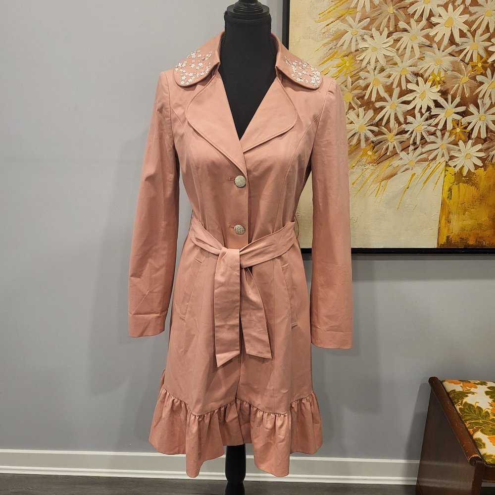 NWT Pink Trench Coat